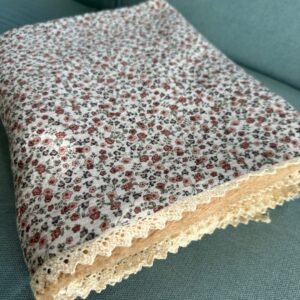 Rebozo de muselina con flores