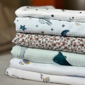 Rebozo de muselina personalizable